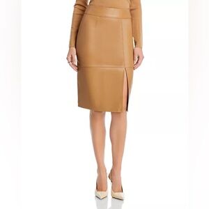BOSS Setora Leather Pencil Skirt SIZE 2